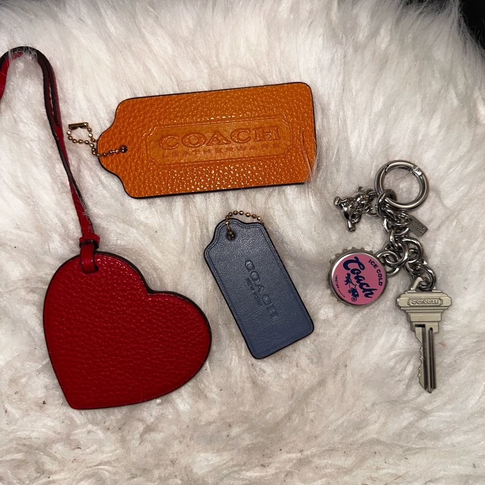Coach Bag Charms and Tags - From Loved Denim Collection **CHARMS & TAGS ONLY**
